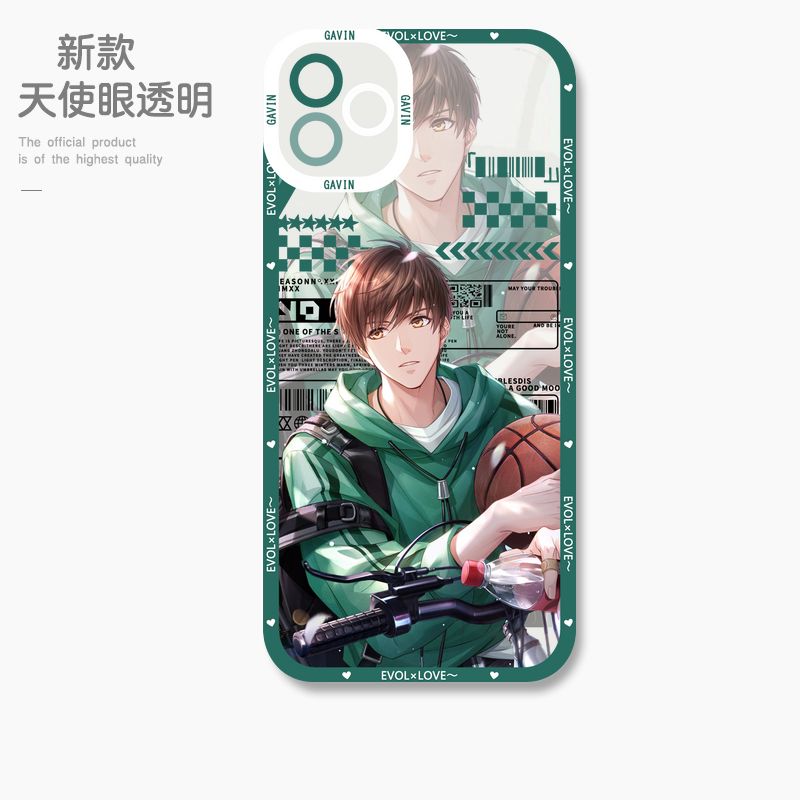 蘋果 系列鬼滅之刃天使眼透明防摔軟殼