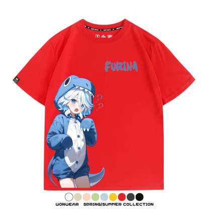 原神芙寧娜 親子情侶裝寬鬆短袖T