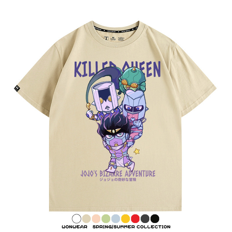JOJO的奇妙冒險 親子情侶裝寬鬆短袖T