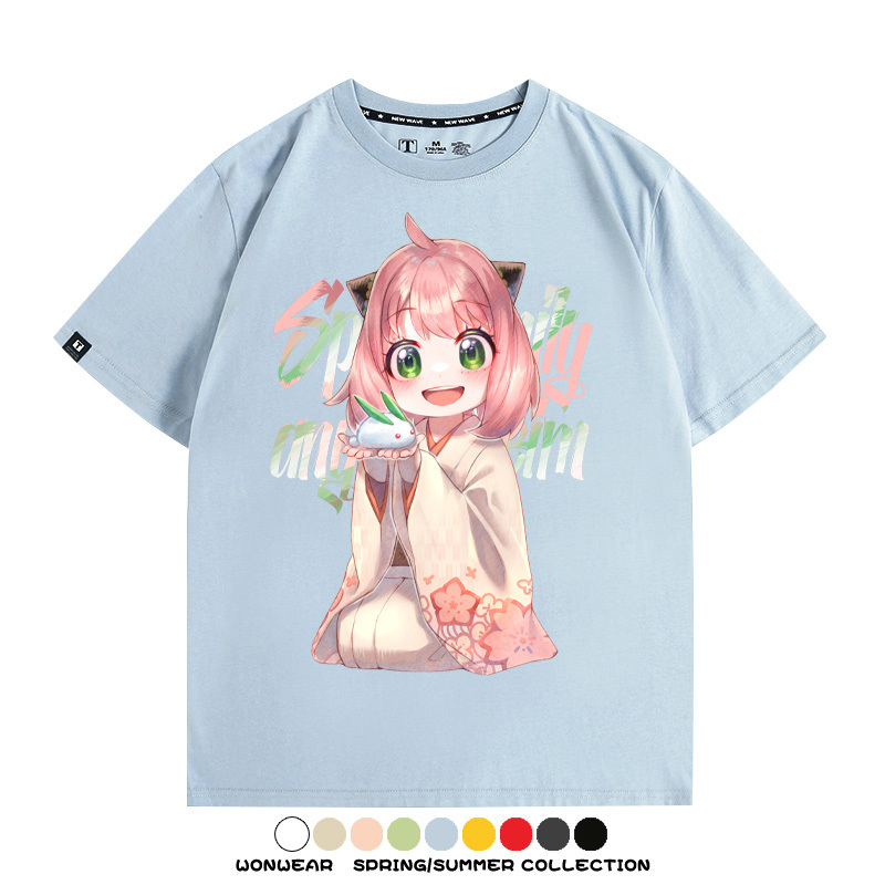 間諜家家酒動漫周邊短袖T恤