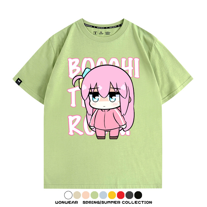 Q版孤獨搖滾 親子情侶裝寬鬆短袖T