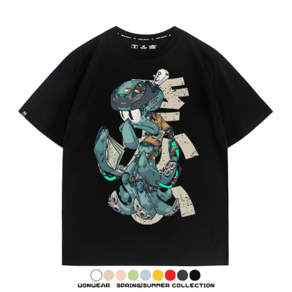 機械章魚哥聯名 親子情侶裝寬鬆短袖T