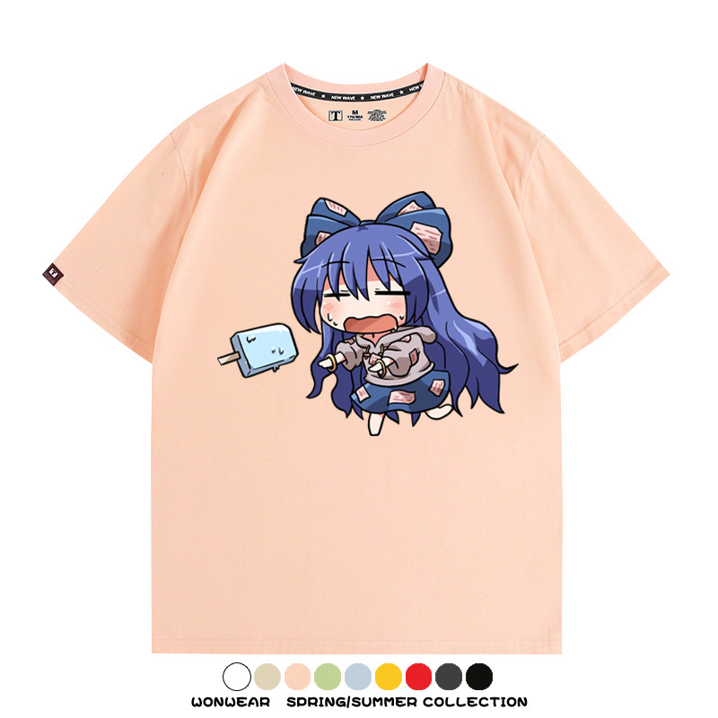 東方project憑依華 親子情侶裝寬鬆短袖T
