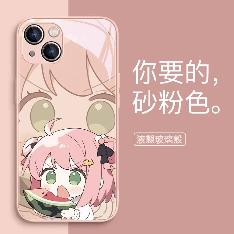 蘋果 系列間諜家家酒 液態玻璃防摔殼