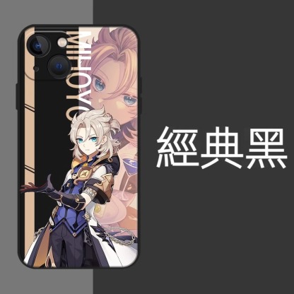 蘋果 系列原神 液態硅膠防摔軟殼