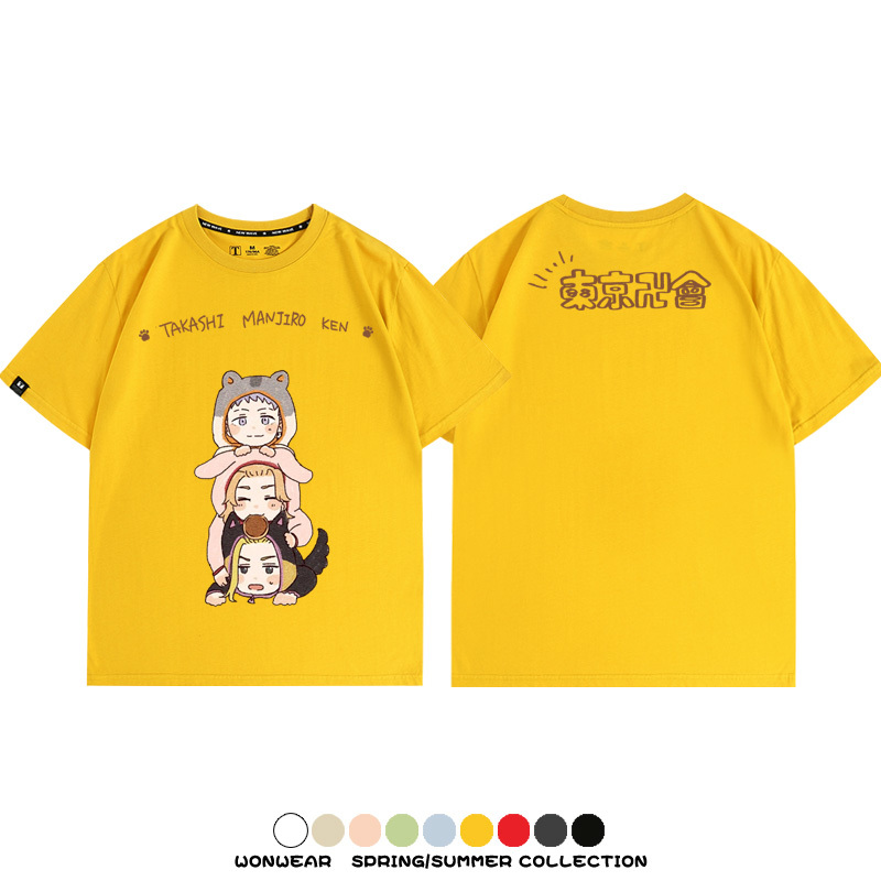 東京卍復仇者聯名 親子情侶裝寬鬆短袖T