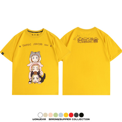 東京卍復仇者聯名 親子情侶裝寬鬆短袖T