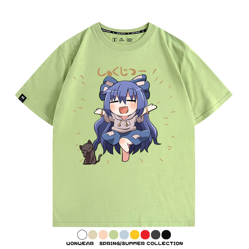東方project憑依華 親子情侶裝寬鬆短袖T