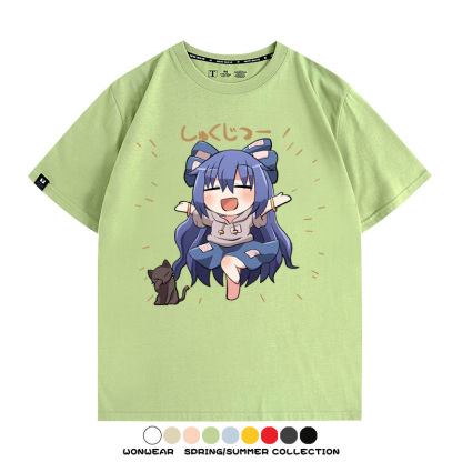 東方project憑依華 親子情侶裝寬鬆短袖T