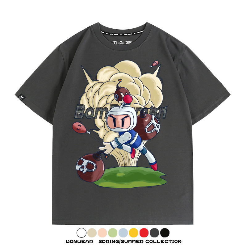 轟炸超人遊戲周邊短袖T恤