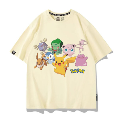 精靈寶可夢 2024親子情侶男女同款 T恤