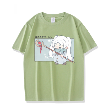 葬送的芙莉蓮 2024親子情侶男女同款 T恤