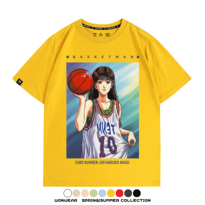 灌籃高手赤木晴子 親子情侶裝寬鬆短袖T