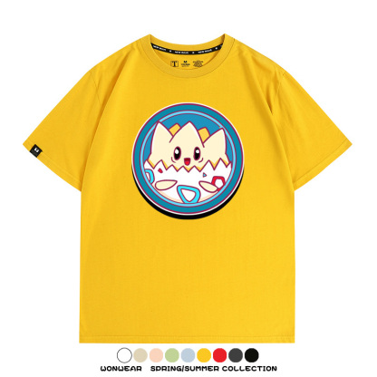寶可夢卡通可愛頭像合集 親子情侶寬鬆短袖T