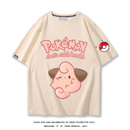 Q版精靈寶可夢 2024親子情侶男女同款 T恤