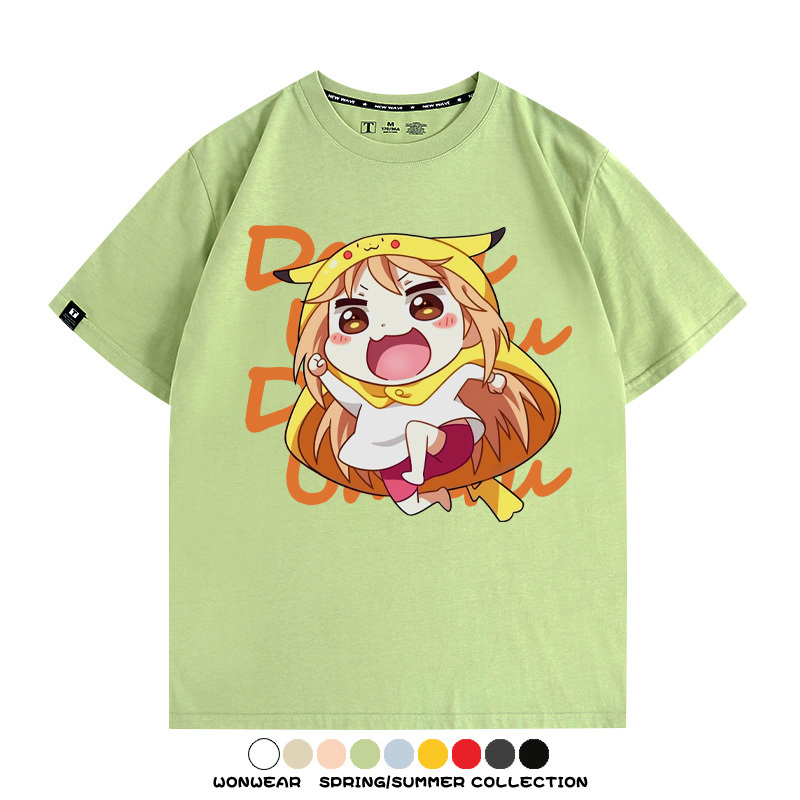 乾物妹小埋聯名寶可夢 親子情侶裝寬鬆短袖T
