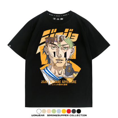 JOJO的奇妙冒險聯名 親子情侶裝寬鬆短袖T