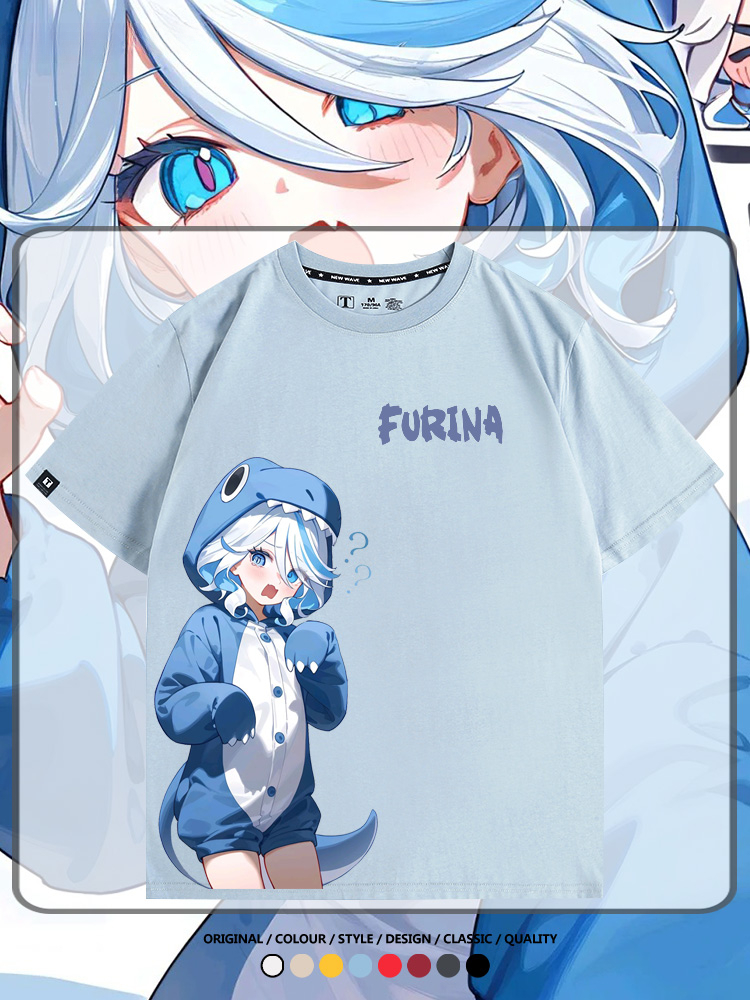 原神芙寧娜 親子情侶裝寬鬆短袖T