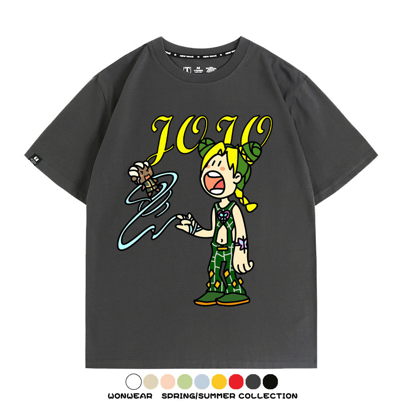 惡搞JOJO的奇妙冒險 親子情侶裝寬鬆短袖T