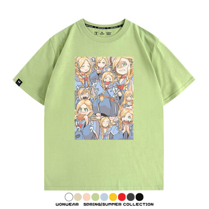 迷宮飯精靈瑪露希爾 親子情侶裝寬鬆短袖T