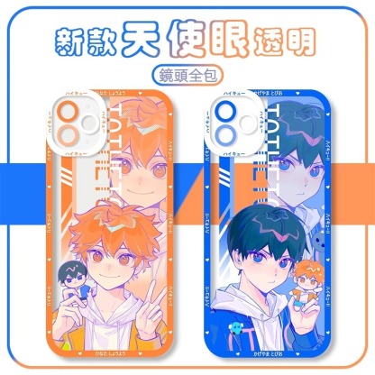 蘋果 系列排球少年 天使眼透明防摔軟殼
