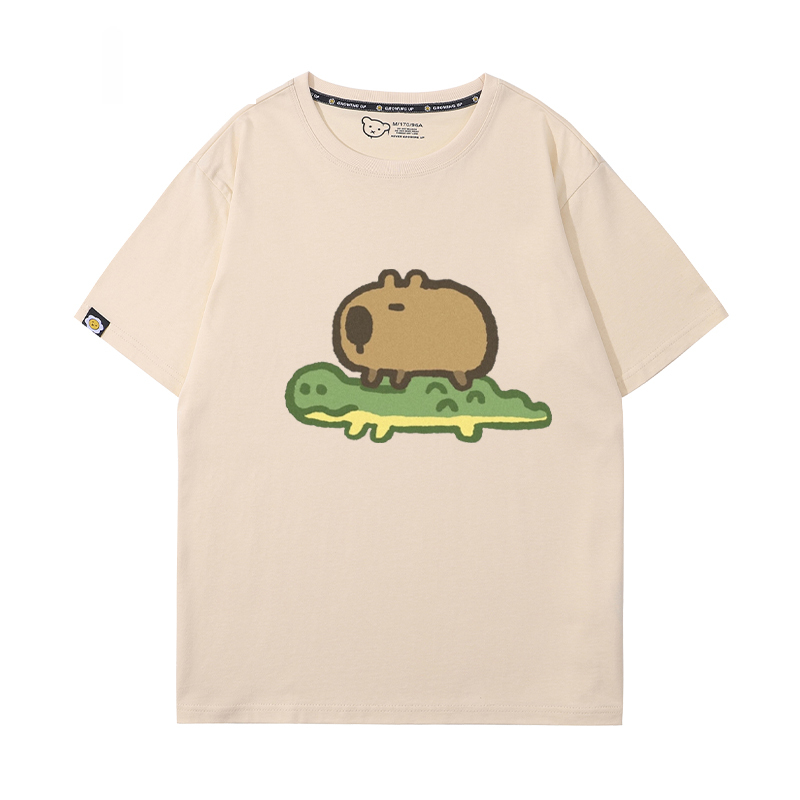 卡皮巴拉 2024親子情侶男女同款 T恤