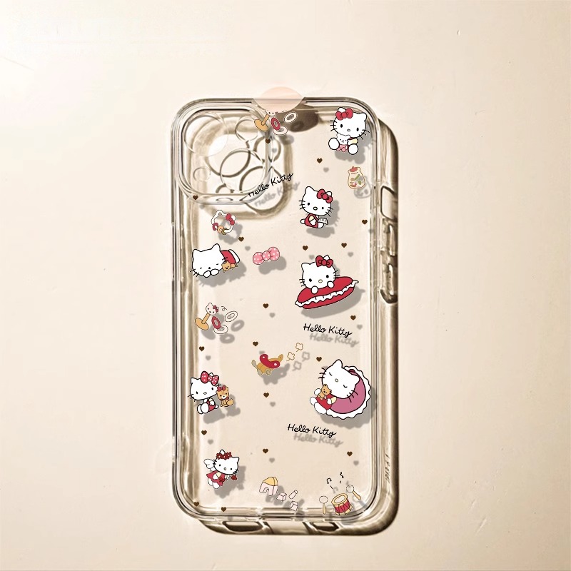 蘋果 系列凱蒂貓透明防摔軟殼