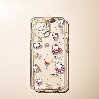 蘋果 系列凱蒂貓透明防摔軟殼