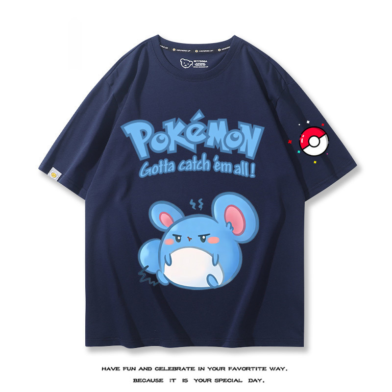 Q版精靈寶可夢 2024親子情侶男女同款 T恤