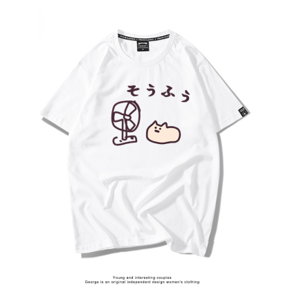每日一貓 2024親子情侶男女同款 T恤