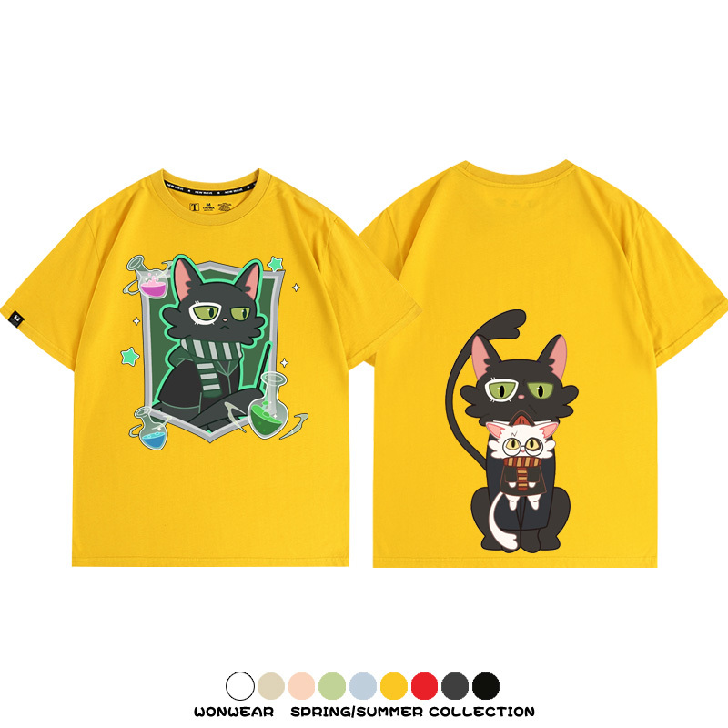 鈴芽之旅大臣聯名哈利波特 親子情侶裝寬鬆短袖T