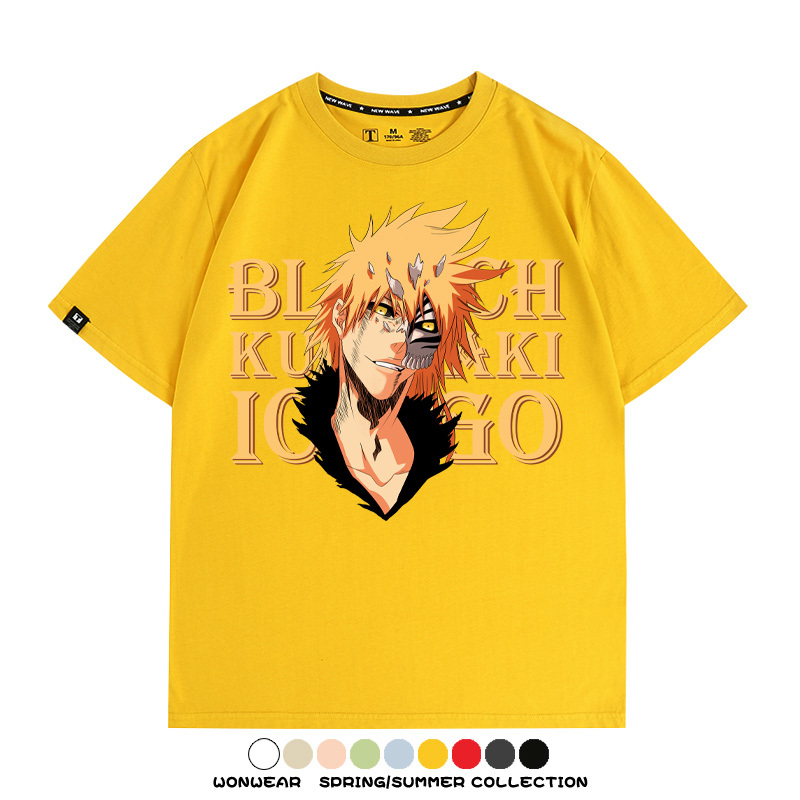 黑崎一護死神動漫周邊短袖T恤