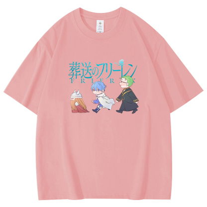 葬送的芙莉蓮 2024親子情侶男女同款 T恤