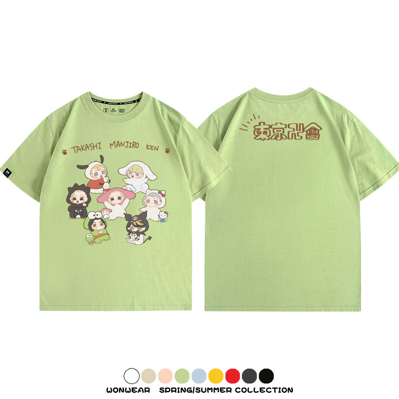 東京卍復仇者聯名 親子情侶裝寬鬆短袖T