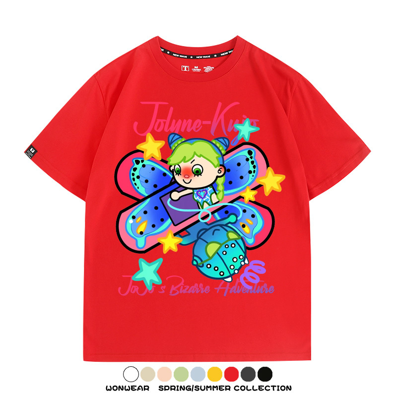 JOJO的奇妙冒險空條徐倫動漫周邊短袖T恤