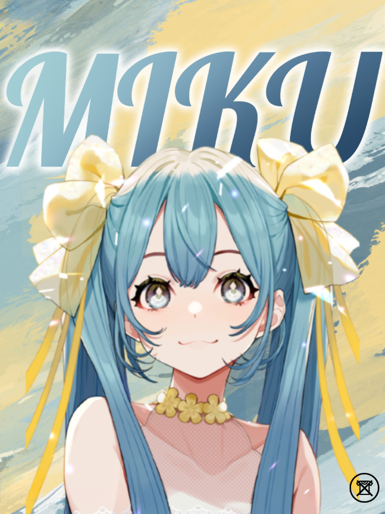 初音未來二次元聯名 親子情侶裝寬鬆短袖T