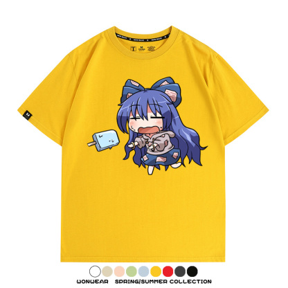 東方project憑依華 親子情侶裝寬鬆短袖T