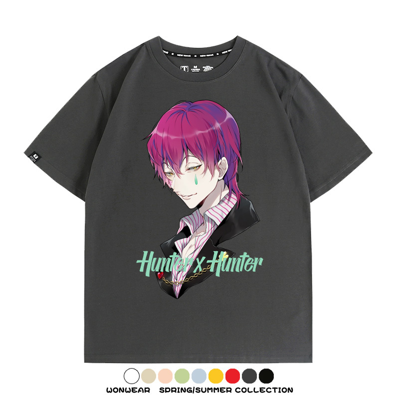 全職獵人西索庫洛洛動漫周邊短袖T恤