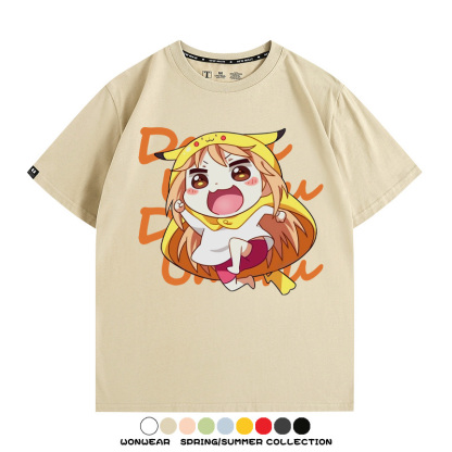 乾物妹小埋聯名寶可夢 親子情侶裝寬鬆短袖T