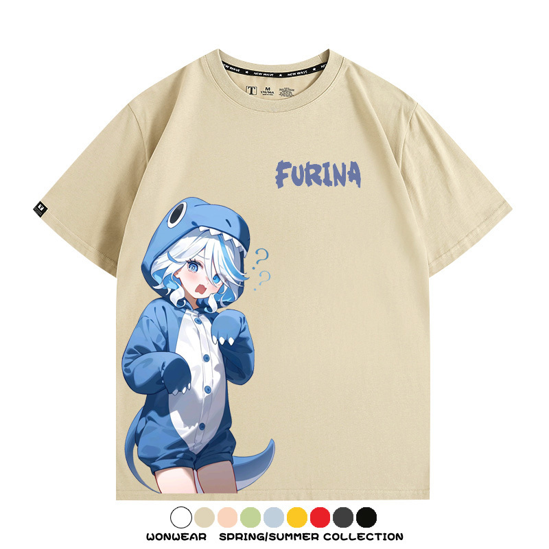 原神芙寧娜 親子情侶裝寬鬆短袖T