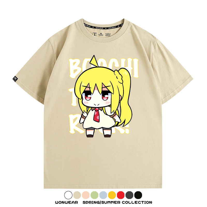 Q版孤獨搖滾 親子情侶裝寬鬆短袖T