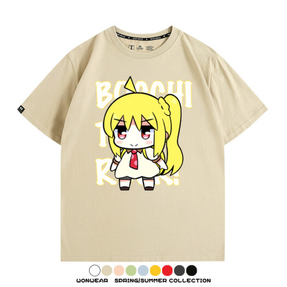 Q版孤獨搖滾 親子情侶裝寬鬆短袖T