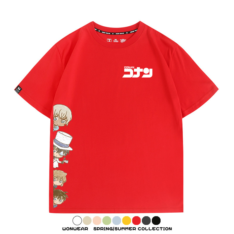 名偵探柯南聯名 親子情侶寬鬆短袖T