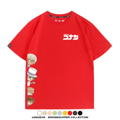 名偵探柯南聯名 親子情侶寬鬆短袖T