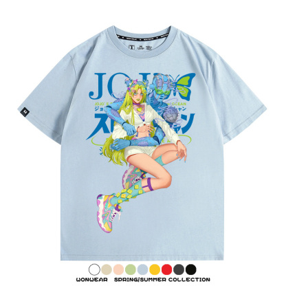 JOJO的奇妙冒險石之海動漫周邊短袖T恤
