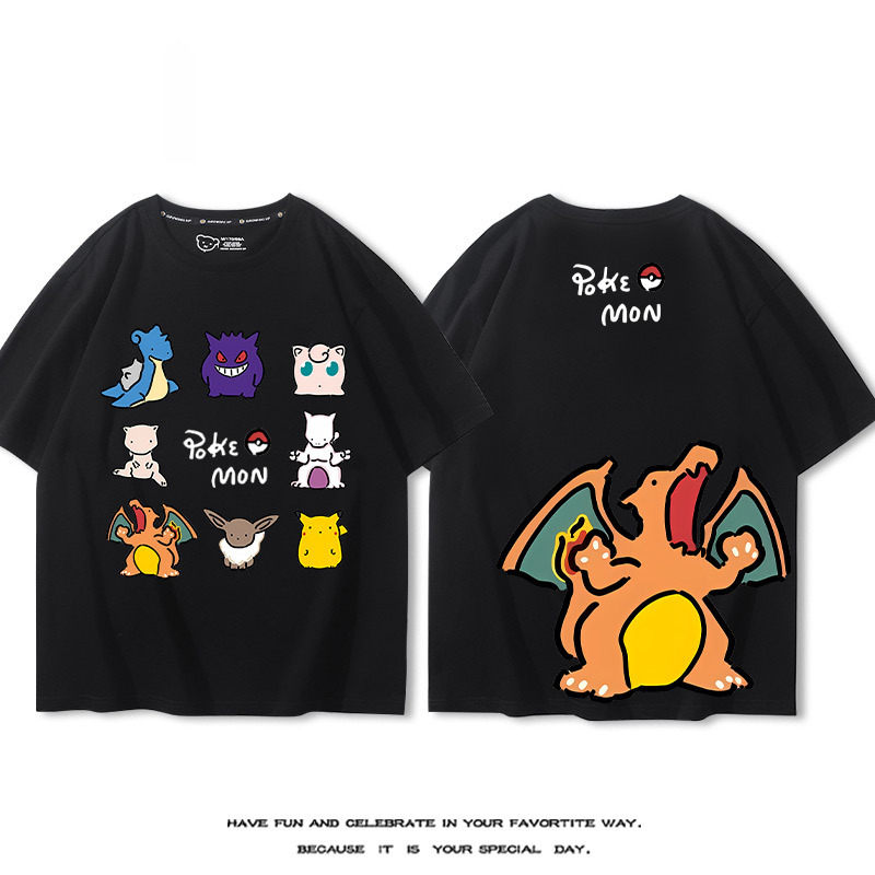 精靈寶可夢 2024親子情侶男女同款 T恤