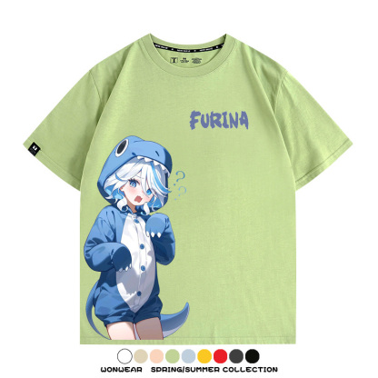 原神芙寧娜 親子情侶裝寬鬆短袖T