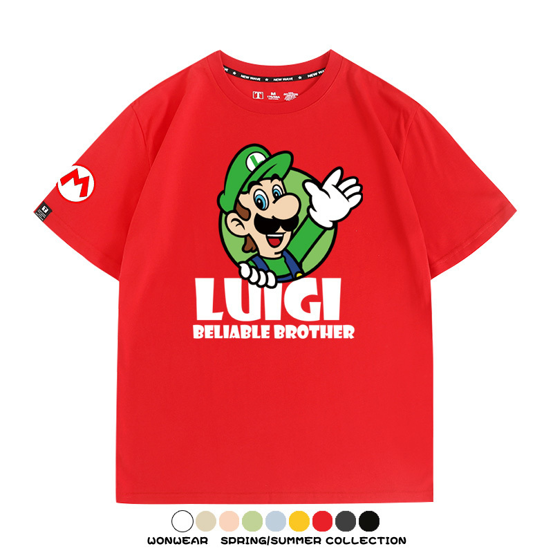 超級瑪利歐兄弟聯名 親子情侶寬鬆短袖T