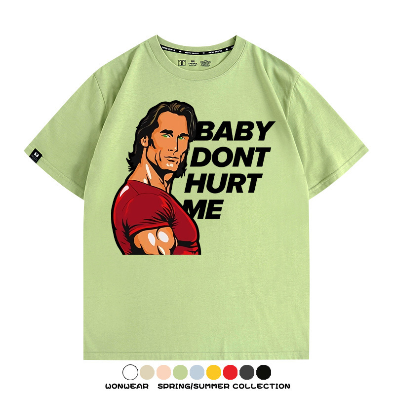 大力王Mike ohearn周邊 親子情侶裝寬鬆短袖T