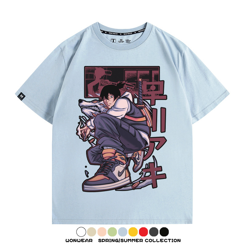 鏈鋸人早川楓聯名 親子情侶裝寬鬆短袖T